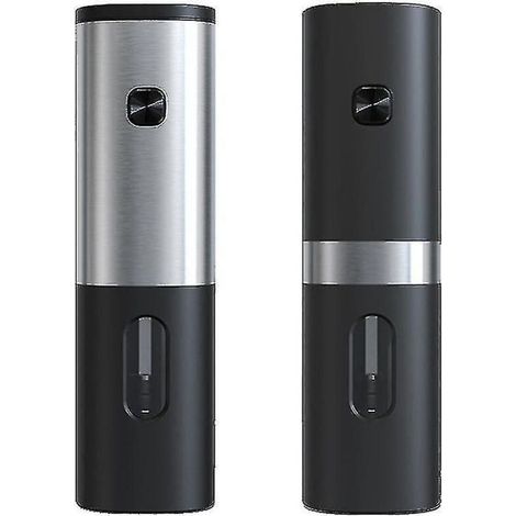 Automatisches elektrisches Pfeffer- und Salzmühlenset mit LED-Licht, einstellbarem Mahlgrad, für Nüsse, Getreide und andere Körner. (1/3)