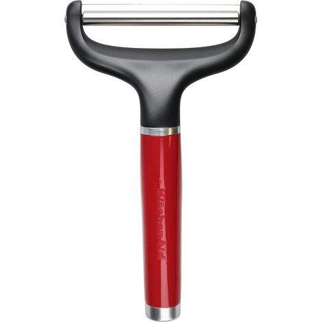 KitchenAid Affetta formaggio Acciaio inox con impugnatura ergonomica, rosso (1/5)