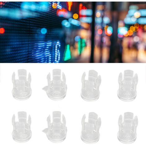100 Pièces Capuchons de Protection Transparents pour LED 3mm - Composants Électroniques
