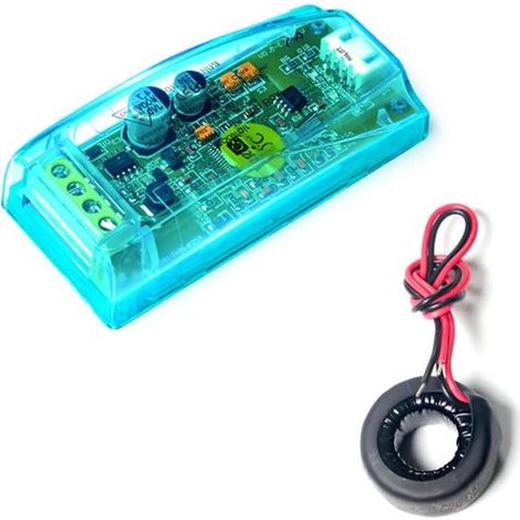Contatore di energia - Wattmetro - Contatore kWh - Monitor di consumo energetico - Monofase - 220V 32A - Nero Blu (1/5)