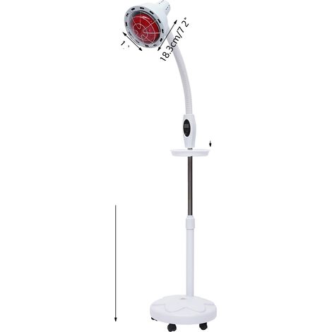 Dispositivo de fototerapia, altura ajustable, control de temperatura, rojo, blanco (1/2)
