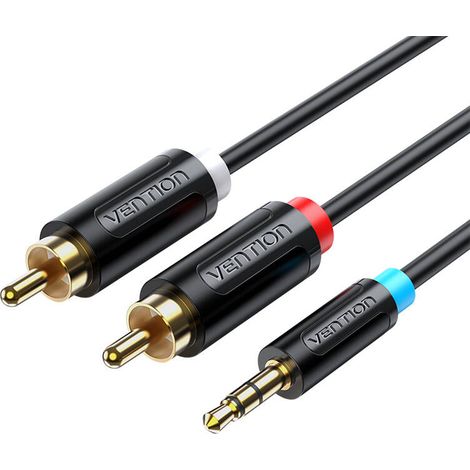 Audiokabel 3,5 mm auf 2x Cinch 8 Meter (1/2)