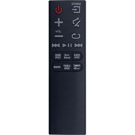 Télécommande compatible avec barre de son Samsung, modèle AH59-02632A (1/5)