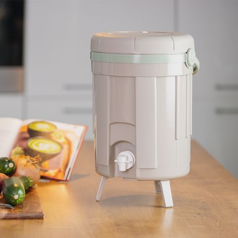 Composteur De Cuisine Bokashi 8l Compact Et Hermétique - Eda (1/5)