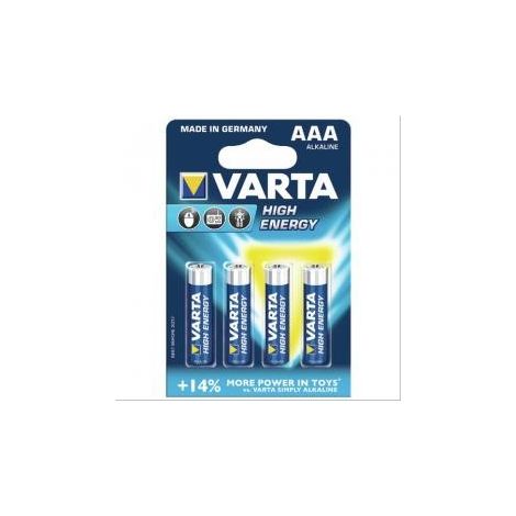 Pile Alcaline High Energy Varta 6LP3146 9V - vendu à l'unité