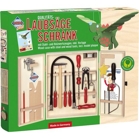 Laubsägeschrank Öko Type 401S, 19tlg. (1/3)
