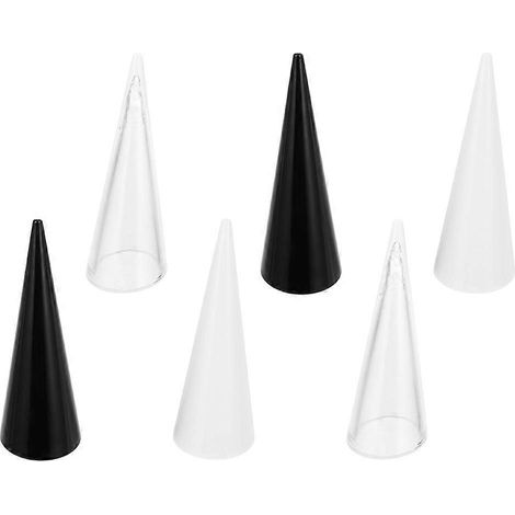 Présentoir à bagues en ABS pour bijoux de doigt, avec 12 supports - Durable et pratique (1/5)