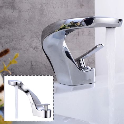 Waschtisch Armatur Wasserhahn Bad Gäste WC Mischbatterie Waschbecken Badezimmer (1/5)
