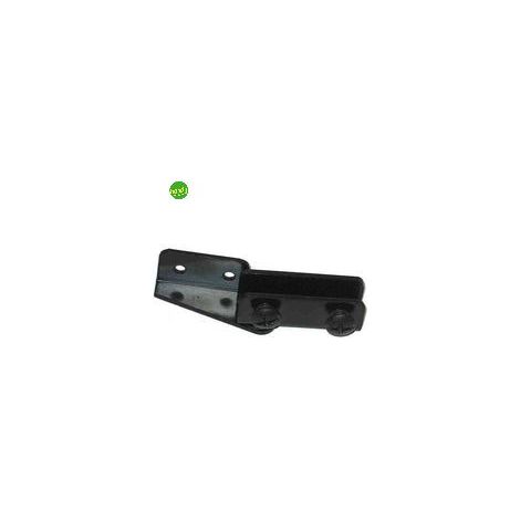 Cerniere per ante in vetro - nero - 2 pz.