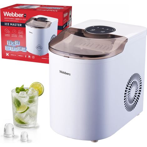 Fabbricatore di ghiaccio Webber Kemi ICE Master 10 kg/24 ore 165 W 7 cubetti 2 dimensioni