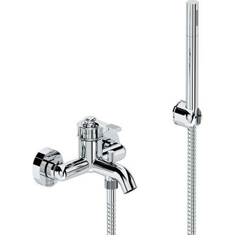 Miscelatore vasca esterno con flessibile cm 150 e doccetta a 1 funzione - serie Atelier (1/3)