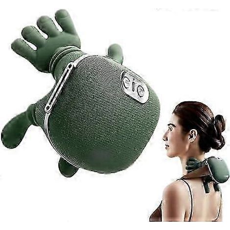 Appareil de massage Shiatsu pour la nuque et les épaules, masseur électrique chauffant portable pour les tissus profonds, pour soulager la douleur et favoriser la relaxation-AquaForge (1/5)