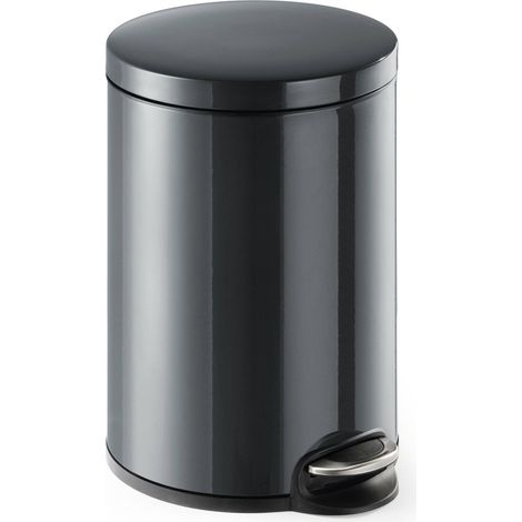Poubelle Durable 341258 20 l (Ø x H) 29.2 cm x 45.5 cm métal, plastique anthracite-gris 1 pc(s) (1/5)