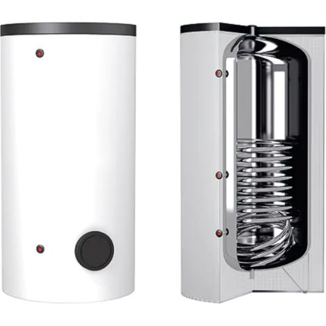 Ballon préparateur d'eau chaude sanitaire inox 1500 L 1 échangeur - THERMADOR - PECSI01500HE