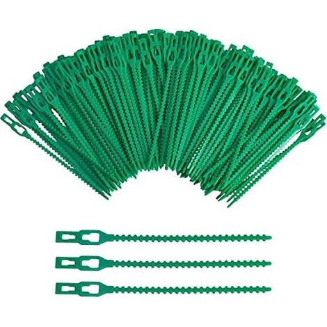200 verstellbare 13 cm lange Drahtbinder für Gartenpflanzen, flexible Pflanzenkabelbinder (1/5)