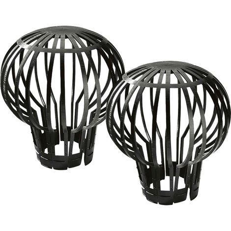 Lot de 2 filtres de Protection pour Tuyau de Descente gouttière, (1/4)