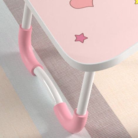 Table pliante portable pour ordinateur portable sur lit avec motifs rigolotes, bureau sur les genoux pour ordinateur 60x40x28cm / 23.6x15.7x11.0in, usage domestique