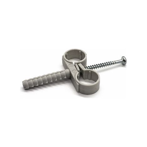 10 pz collari doppi in nylon con vite mm 14