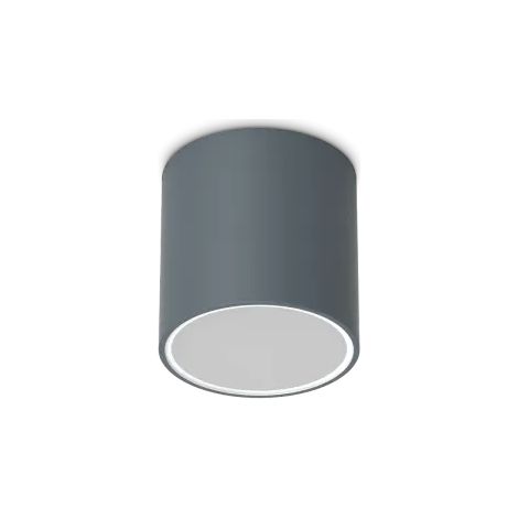 Ideal Lux Lampada da soffitto moderna TECHO 1 luce GU10 IP54 antracite metallo