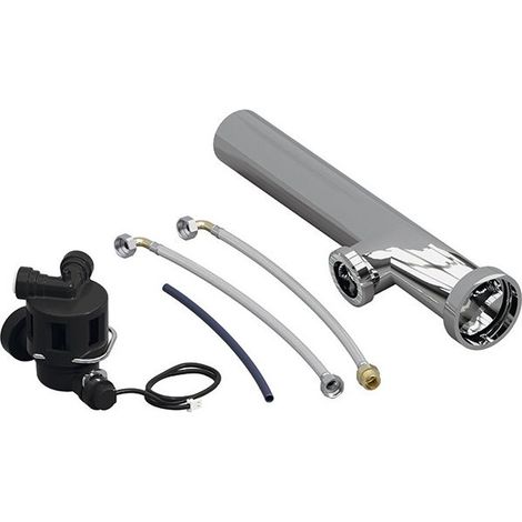 SYR Sasserath Anschluss-Set mit Siphon, 2 Flexschläuchen, 1 Ablaufschlauch, Verstellrohr G 1" für HygBox 2622 Connect (1/2)