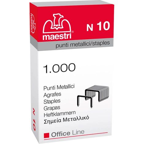 PUNTI PER FISSATRICE 'MINI' mod. N10 cf. 1000 pz