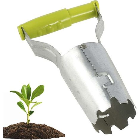 Filiyano – outil de plantation de – Transplanteuse, outil de plantation de bulbes de fleurs, bêchage de potager avec graduations de profondeur (1/4)