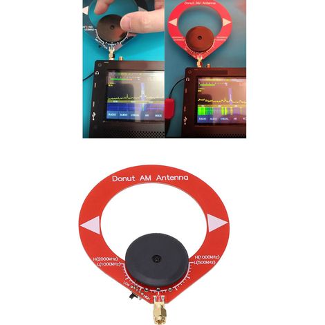 Émetteur-récepteur ondes moyennes en forme de beignet, mini-émetteur-récepteur en anneau AM (1/5)