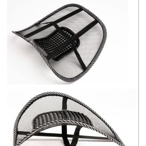 Coussin lombaire de soutien pour bureau et voiture - Confort ergonomique (1/4)