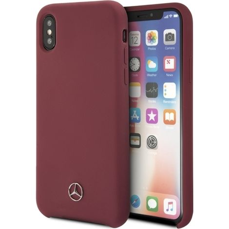 iPhone X Mercedes Hartschalenetui Rot (1/5)