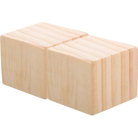 Rehausseur de canapé en bois kaki, compatible avec les meubles, rehausseur de cadre de lit robuste, lot de 2 (1/5)