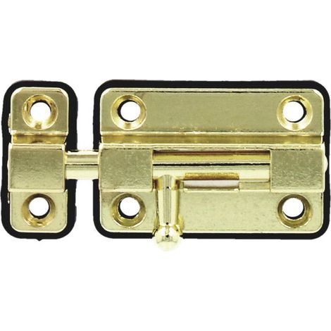 AMIG pasador 383-50 ltdo. barniz , Pasador de sobreponer Mod. 383, 6340 Amig. Cerrojillo para atornillar a puertas. Útil para cerrar puertas o ventanas. Fácil de atornillar y discr (1/3)