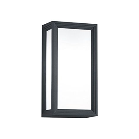 Applique Led Esterno Parete Rettangolare Antracite 29x15 cm Timok GD Trio (1/4)