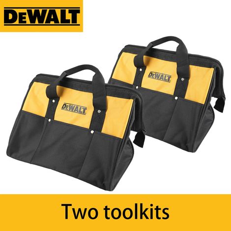 DEWALT Werkzeugtaschen-Set (2-teilig) Robuste & wasserfeste Baustellentasche mit vielen Fächern (1/5)