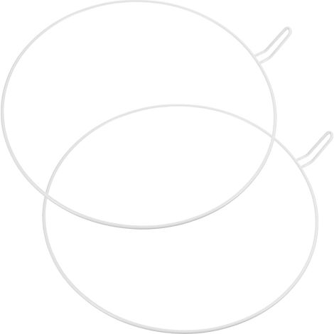 PLAFOPE Lot de 2 anneaux support pour moustiquaire, ronds et en (1/5)