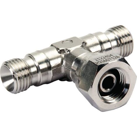 T-Stück Adapter 1/4" BSP SS PH HYDRAULIK T04MMFSS