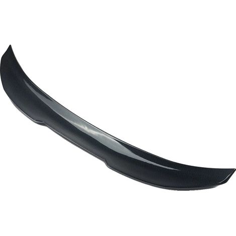 Spoiler trasero, plástico ABS, fácil instalación, aspecto de fibra de carbono. (1/2)