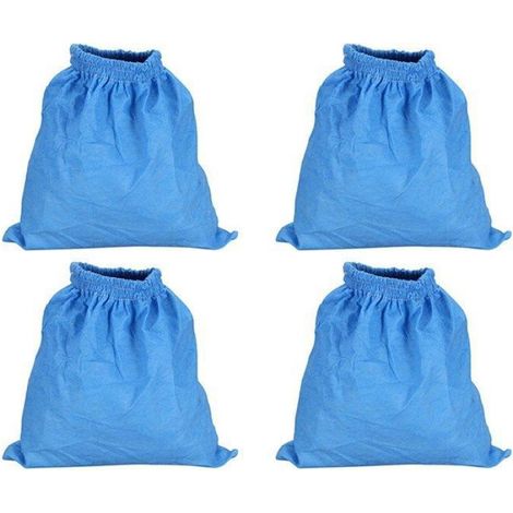 Sac Filtre Textile - Pour Aspirateur WD NT MV1 WD1 WD2 WD3 - Bleu - 4 Pièces (1/5)