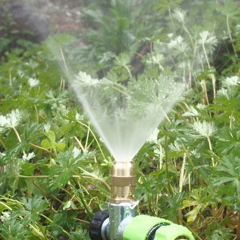 Lot de 6 arroseurs pour serre, outils agricoles, buse de pulvérisation d'eau de jardin, système d'irrigation réglable, 4 points filetés mâles, buses de pulvérisation (1/4)