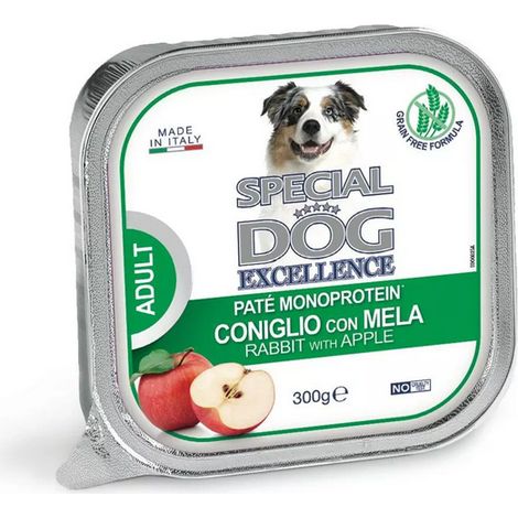 Cane - Coniglio e Mela Special Fruits Monge - size 400 gr (1/3)
