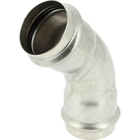 Coude 45° inox 316 à sertir Femelle Ø54