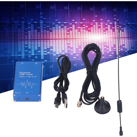 RTL-SDR USB-Funkempfänger RTL2832U+R820T21UHF-UV-HF Software-Breitband (1/5)