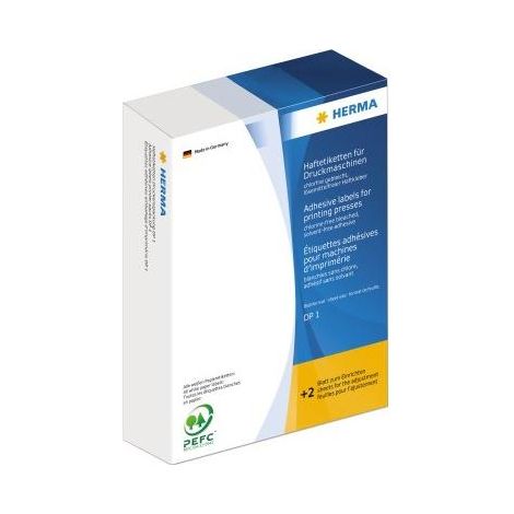 HERMA Etikett 2952 34x53mm rot 2.500 St./Pack. (1/4)