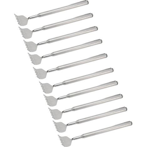 10 pièces Grattoir à Dos Rétractable Mini Portable Pliable avec Clip de Poche pour Soulager les Démangeaisons (1/5)