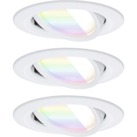 Paulmann 92433 LED-Deckenleuchte, LED-Einbauleuchte 6 W Weiß (matt)