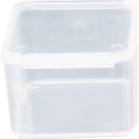 Petites boîtes de rangement carrées transparentes pour bijoux, perles et loisirs créatifs. (1/5)