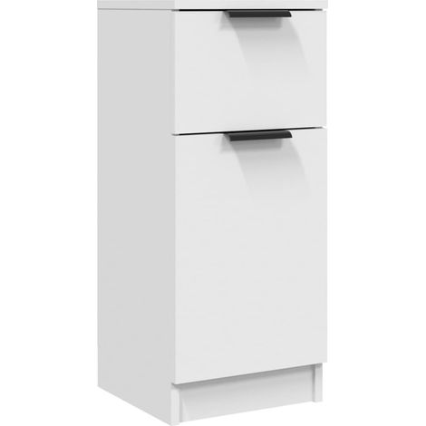 vidaXL Sideboard White 30x30x70 cm Engineered Wood