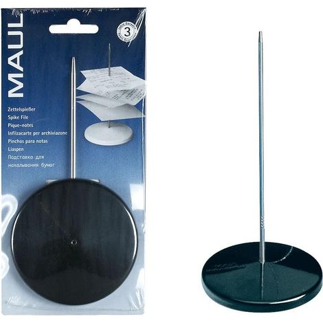 Maul Portanote Nero con Base Verniciata a Polvere 13,6 cm