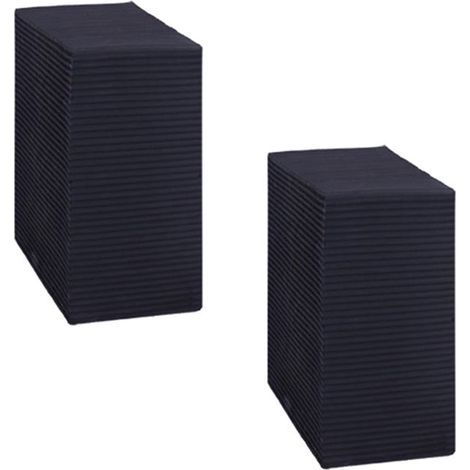 2pcs cubes filtre charbon actif – 10×10×5 cm – Désodorisation rapide – pour nano aquarium et filtration compacte (1/5)