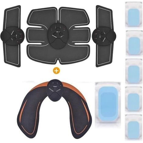 8PCS STIMULATEUR ABDO +FESSSIERS OFFERT + RECHANGES (1/4)