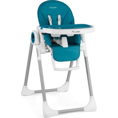 Belo Hochstuhl mit Tisch und Wippe, dunkelblau